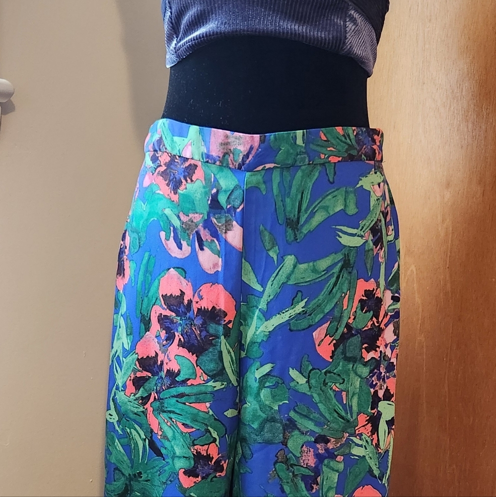 RACHEL Rachel Roy print wide leg pants